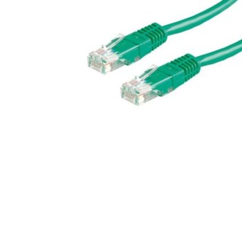 Пач кабел Roline 21.99.1563, UTP, Cat6, 5м, зелен | JAR Computers Roline 21.99.1563 UTP Cat6 5m