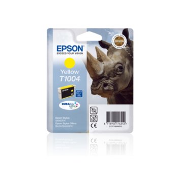 Касета ЗА EPSON B40W/BX600FW/SX600FW - Yellow - P№ C13T10044010 - заб.: 11.1ml. | JAR Computers Касета ЗА EPSON B40W/BX600FW/SX600FW - Yellow