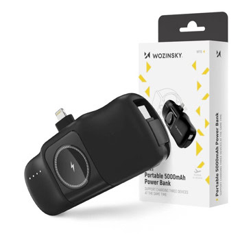 Wozinsky 3-in-1 Power Bank 5000mAh 15W черен | JAR Computers Wozinsky 3-in-1 Power Bank 5000mAh 15W черен