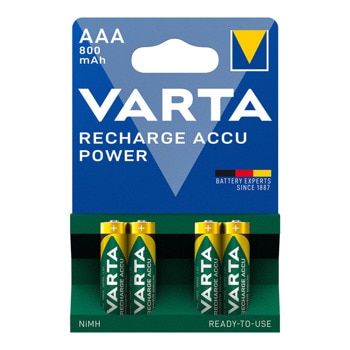 Акумулаторна батерия Varta 56703B4 R03, AAA, 1.2V, 800mAh, Ni-MH, 4бр. | JAR Computers Varta Ready2use R03 AAA Ni-MH Batteries 800 mAh 4p
