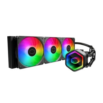 Водно охлаждане за процесор CoolerMaster MasterLiquid Core II 360 Black, съвместимост със сокети LGA 1851/1700/1200/115x & AMD AM5/AM4 | JAR Computers CoolerMaster MasterLiquid Core MLW-D36M-A18PA-R1
