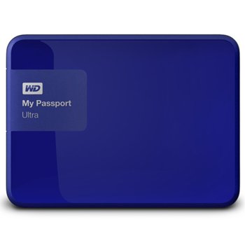 Твърд диск 3TB WD MyPassport Ultra(син), външен, 2.5"(6.35 cm), USB3.0 | JAR Computers 3TB HDD USB 3.0 MyPassport Ultra Blue