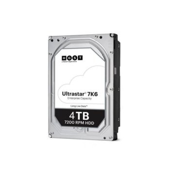 Твърд диск 4TB Western Digital HGST Ultrastar DC HC310 7K6 (512e) TCG, SATA 6Gb/s, 7200rpm, 256MB кеш, 3.5 (8.89cm) | JAR Computers 4TB 0B36043 HUS726T4TALE6L1