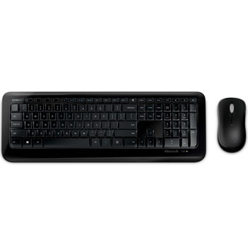 Комплект клавиатура и мишка Microsoft Wireless Desktop 850, безжични, USB, черни image