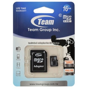 TEAM Micro SD 32GB Class 10