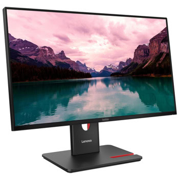Монитор Lenovo ThinkVision T24-40 64A4MATXEU, 23.8" (60.45 cm) IPS панел, 120Hz, Full HD, 4ms, 1500:1, 250 cd/m2, DisplayPort, HDMI, VGA, USB, USB-C | JAR Computers Lenovo ThinkVision T24-40 64A4MATXEU