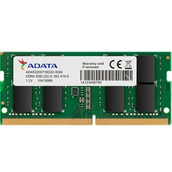 Памет 16GB DDR4 3200MHz, SO-DIMM, Adata AD4S3200716G22-SGN, 1.2V image