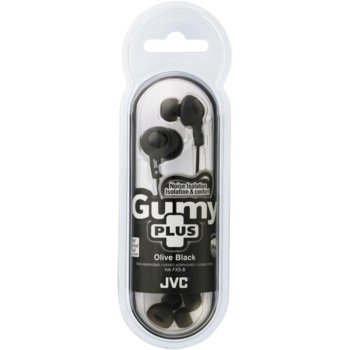 JVC HAFX5BE Gumy Plus Headphones черен