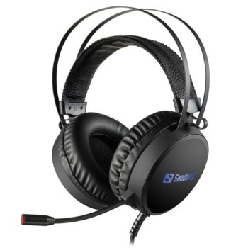 Слушалки Sandberg Tyrant, микрофон, гейминг, 50мм говорители, контрол на звука, черни | JAR Computers Sandberg Tyrant 126-10