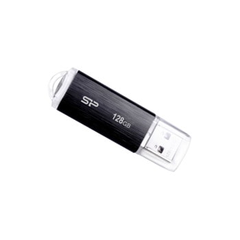 Памет 128GB USB Flash Drive, Silicon Power Blaze B02, USB 3.2, черна | JAR Computers Silicon Power Blaze B02 128GB