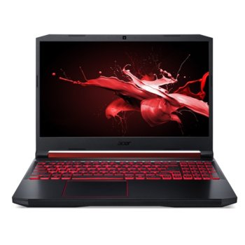 Лаптоп Acer Nitro 5 AN515-54-5198 (NH.Q59EX.03N), четириядрен Coffee Lake Intel Core i5-9300H 2.4/4.1 GHz, 15.6" (39.62 cm) Full HD IPS Anti-Glare Display & GTX 1650 4GB, (HDMI), 8GB DDR4, 512GB SSD, 1x USB Type-C, No OS | JAR Computers Acer Nitro 5 AN515-54-5198 NH.Q59EX.03N
