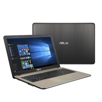 Лаптоп Asus X541SC-XX118D (90NB0CI1-M02480), четириядрен Intel Pentium N3710 1.60/2.56GHz, 15.6" (39.62 cm) HD Glare Display & GF 810M 1GB, (HDMI), 4GB, 1TB HDD, 1x USB 3.1 Type C, Free DOS, 2.00kg | JAR Computers Asus X541SC-XX118D
