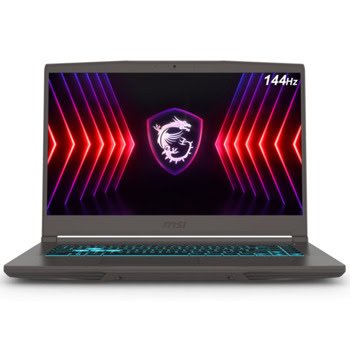 Лаптоп MSI Thin 15 B12VE (9S7-16R831-2652), десетядрен Intel Core i7-12650H 2.3/4.7 GHz, 15.6" (39.62 cm) Full HD IPS 144Hz Anti-Glare Display & GF RTX 4050 6GB, (HDMI), 16GB DDR4, 512GB SSD, 1x USB 3.2 Gen 1 Type-C, No OS | JAR Computers MSI Thin 15 B12VE 9S7-16R831-2652