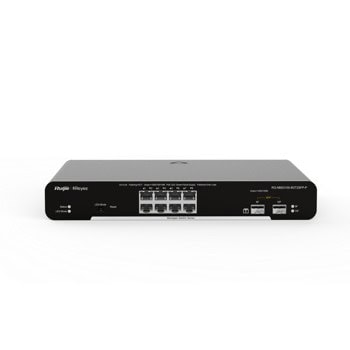 Суич Ruijie RG-NBS3100-8GT2SFP-P, 10 порта, 8x 10/100/1000Mbps RJ45 (PoE+), 2x SFP | JAR Computers Ruijie RG-NBS3100-8GT2SFP-P