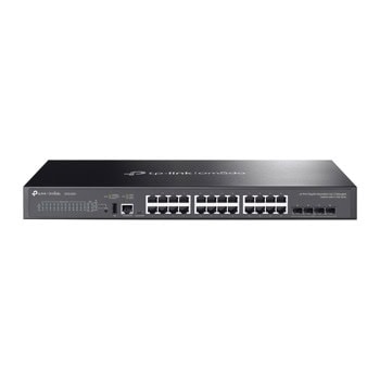 Суич TP-Link Omada SG5428X, 1000 Mbps, 28 порта, 24x 10/100/1000Mbps RJ-45, 4x SFP+, 1x USB-A | JAR Computers TP-Link Omada SG5428X