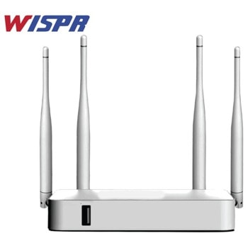 Рутер WR300-WISPR, 300Mbps, 2.4GHz(300 Mbps), Wireless N, 4x LAN 10/100Mbps, 1x WAN 10/100Mbps, 1x USB, 4x 5dBi външни антени | JAR Computers Безжичен рутер WISPR WR300