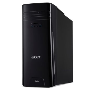 Настолен компютър Acer Aspire TC-780 (DT.B8DEX.052), четириядрен Kaby Lake Intel Core i5-7400 3.00/3.50 GHz, NVIDIA GeForce GT1050 2GB DDR3, 8GB DDR4, 2TB HDD, 3x USB 3.0, Free DOS | JAR Computers Acer Aspire TC-780 DT.B8DEX.052
