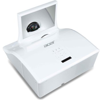 Проектор Acer U5313W Ultra Short Throw, DLP, 3D Ready, WXGA (1280x800), 10000:1, 3100 ANSI Lumens, HDMI, LAN, USB | JAR Computers Acer Projector U5313W Ultra Short Throw