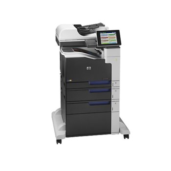Мултифункционално лазерно устройство HP LaserJet Enterprise 700 color MFP M775f, цветен, принтер/скенер/копир/факс, 1200x600 dpi, 30/30стр/мин. ADF, LAN 1000, USB, А3, 1г. | JAR Computers HP LaserJet Enterprise 700 color MFP M775f