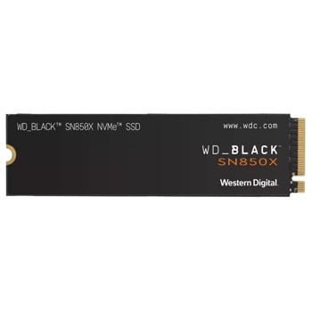 Памет SSD 1TB, Western Digital WD BLACK SN850X (WDS100T2X0E), NVMe, M.2 (2280), скорост на четене до 7300MB/s, скорост на запис до 6300MB/s | JAR Computers Western Digital WD BLACK SN850X WDS100T2X0E