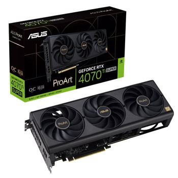 Видео карта Nvidia GF RTX 4070 Ti Super, 16GB, Asus ProArt, OC, PCI-E 4.0, GDDR6X, 256-bit, DisplayPort, HDMI | JAR Computers Asus ProArt GeForce RTX 4070 Ti SUPER OC