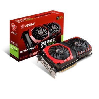 Видео карта GeForce GTX 1080 Ti, 11GB, MSI GAMING X, PCI-E 3.0, GDDR5X, 352-bit, DisplayPort, HDMI, DVI | JAR Computers MSI GeForce GTX 1080 Ti GAMING X 11G