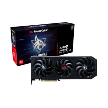 Видео карта AMD Radeon RX 9070 XT, 16GB, PowerColor Hellhound, OC, PCI-E 5.0, GDDR6, 256-bit, DisplayPort, HDMI | JAR Computers PowerColor RX9070XT 16G-L/OC
