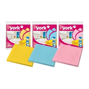 Домакинска кърпа York, 35 х 35 cm, 3 броя | JAR Computers York Домакинска кърпа 35 х 35 cm 3 броя