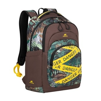 Раница за лаптоп Rivacase 5461 Jungle, до 15.6" (39.62 cm), полиестер, водоустойчивост, камофлаж | JAR Computers Rivacase 5461 Jungle