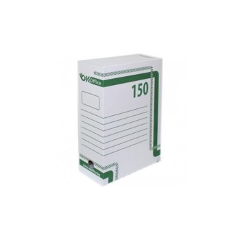 Архивна кутия за документи, 350х250х150 mm, бяла | JAR Computers Архивна кутия