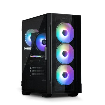 Кутия Zalman I3 NEO TG Black, ATX/mATX/Mini-ITX, 2x USB 3.0, с прозорец, RGB Effect, черна, без захранване | JAR Computers Кутия Zalman I3 NEO TG Black ZM-I3-NEO-TG-Black