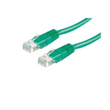 Пач кабел, Roline, UTP, Cat.5e, AWG 24, 2m, зелен | JAR Computers Roline UTP Cat.5e AWG 24 2m 21.15.0543