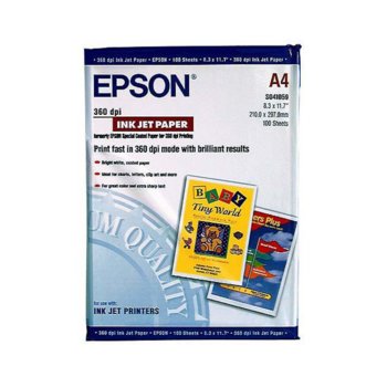 ХАРТИЯ EPSON INK JET PAPER - A4 - P№41059