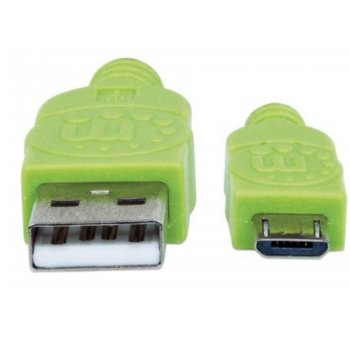 MANHATTAN 352765 USB А(м) към USB Micro B(м) 1.8m