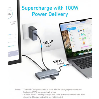 Anker 8-in-1 Multifunctional USB-C Hub A83790A2 | JAR Computers Anker 8-in-1 Multifunctional USB-C Hub A83790A2