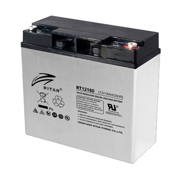 Акумулаторна батерия Ritar Power RT12180, 12V, 18Ah, AGM, F13-BP(M5)/F3(M5) конектори image