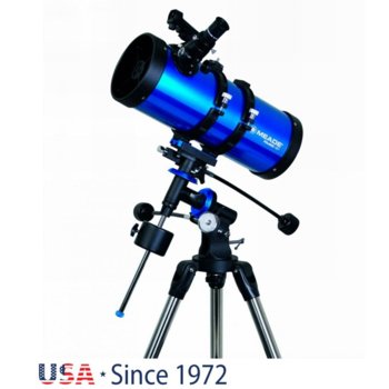 Рефлекторен телескоп Meade Polaris 127 EQ, 127mm апертура, 1000mm фокусно разстояние, визьор с червена точка | JAR Computers Рефлекторен телескоп Meade Polaris 127 mm EQ