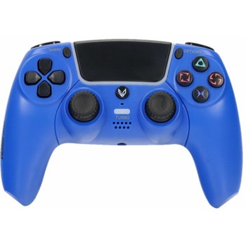 Геймпад SteelDigi Steelshock v2 Dasan, безжичен, за PS4, син | JAR Computers SteelDigi Steelshock v2 Dasan PS4 син PS4-SH03NB