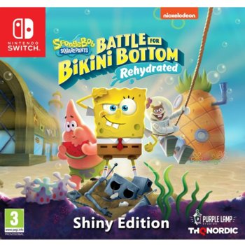Игра за конзола Spongebob SquarePants: Battle for Bikini Bottom - Rehydrated - Shiny Edition, за Nintendo Switch | JAR Computers Spongebob: BFBB Rehydrated - Shiny Edition Switch