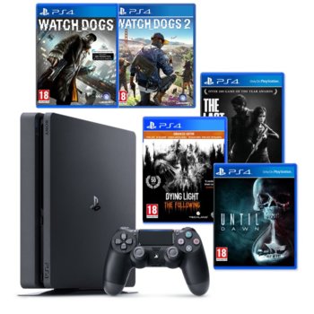 PlayStation 4 Slim Watch Dogs Horror Pack 2