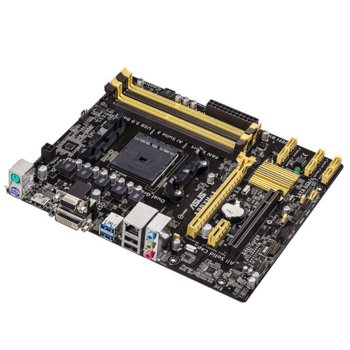 Дънна платка Asus A88XM-A, AMD A88X, FM2+, DDR3, PCI-E 3.0 (HDMI & DVI), SB7.1, Lan1000, 6xSATA RAID 6Gb/s 0,1,5,10, 2xUSB3.0, mATX | JAR Computers Asus A88XM-A