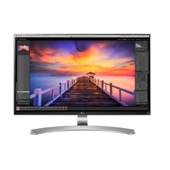 Монитор LG 27UD88-W, 27" (68.58 cm), IPS панел, 5ms, 4K UHD, 5 000 000:1, 350 cd/m2, 2x HDMI, DisplayPort, 2x USB 3.0 | JAR Computers LG 27UD88-W
