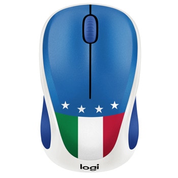 Мишка Logitech M238 Fan Collection Italy, оптична (1000dpi), безжична, USB, различни цветове | JAR Computers Logitech M238 Fan Collection Italy 910-005402
