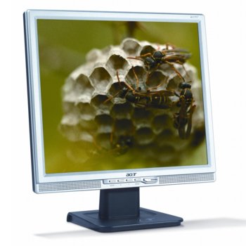 Монитор Acer 17" TFT, AL1717As_Speakers, Silver/Black 8ms 500:1 300cd/m2 TCO03, 3Y | JAR Computers Acer 17" TFT