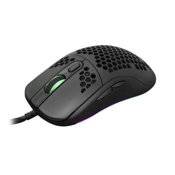 Мишка White Shark GALAHAD GM-5007, оптична (6400 dpi), 6 програмируеми бутона, USB, черна, RGB подсветка | JAR Computers White Shark GALAHAD GM-5007B Black