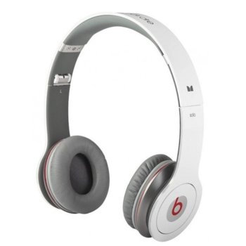 Beats by Dre Solo White Headphones for  HTC