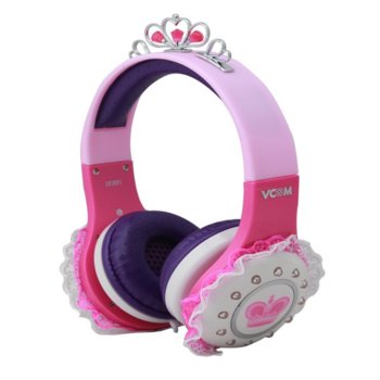 Слушалки VCom DE801 Children Headphones Princess series, за деца | JAR Computers VCom Children Headphones Princess series DE801