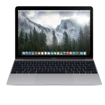 Лаптоп Apple MacBook (Z0SL0002Z/BG)(астро сив), дву-ядрен Skylake Intel Core m5-6Y54 1.1/2.7GHz, 12.0" (30.48 cm) IPS Retina Display, 8GB, 512GB SSD, USB 3.1 (Type-C), OS X El Capitan, 0.92kg | JAR Computers Apple MacBook (Z0SL0002Z/BG)