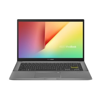Лаптоп Asus VivoBook S14 S433EA-WB517T (90NB0RL4-M10860), четириядрен Tiger Lake Intel Core i5-1135G7 4.20 GHz, 14" (35.56 cm) Full HD IPS Anti-Glare Display, (HDMI), 8GB DDR4, 512GB SSD, 1x USB 3.1 Gen 1 Type-C, Windows 10 Home | JAR Computers Asus VivoBook S14 S433EA-WB517T