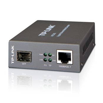 TP-Link MC220L Gigabit SFP Media Converter | JAR Computers TP-Link MC220L Gigabit SFP Media Converter